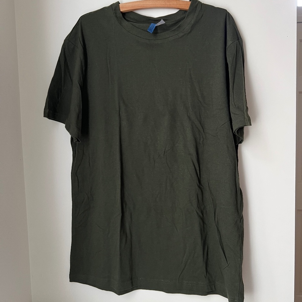Green T-shirt!